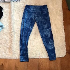 Galaxy print leggings